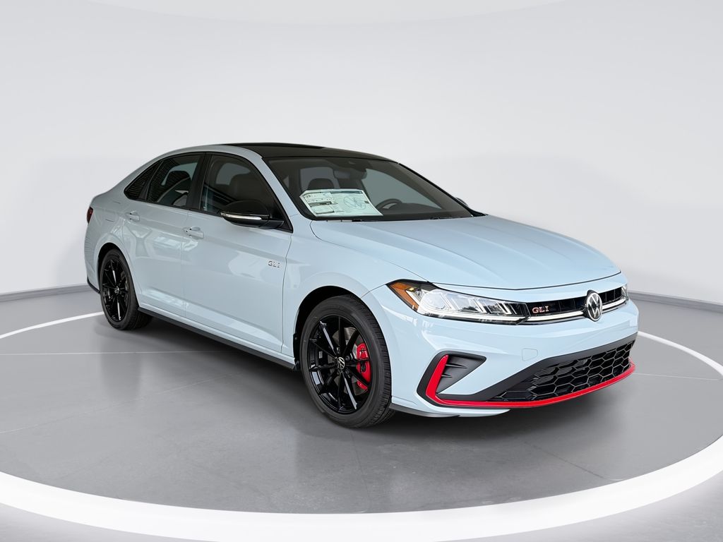 Monument Gray w/Deep Black Roof 2026 Volkswagen Jetta GLI Sedan Front-Wheel Drive 6-Speed Manual