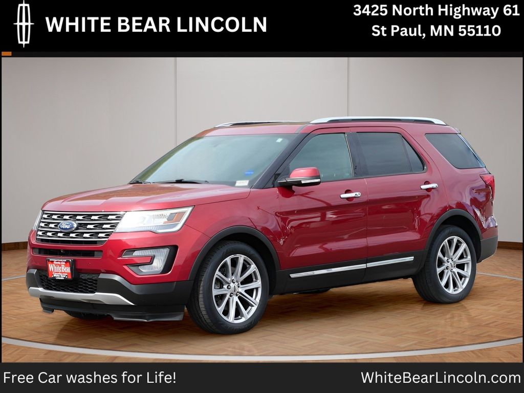 Ruby Red Metallic 2017 Ford Explorer SUV / Crossover Front-Wheel Drive 6-Speed Automatic