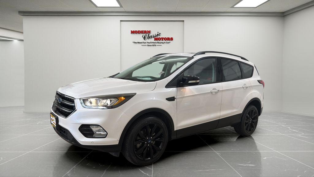 White 2019 Ford Escape Titanium AWD SUV / Crossover All-Wheel Drive 6-Speed Automatic
