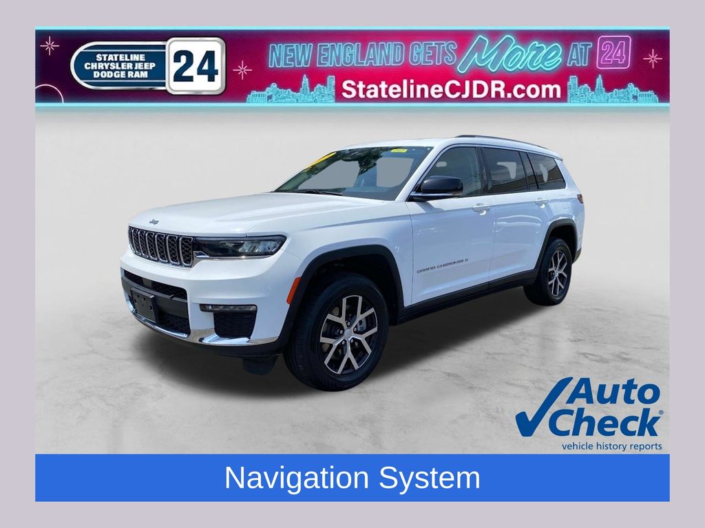 Bright White Clearcoat 2023 Jeep Grand Cherokee L SUV / Crossover Four-Wheel Drive 8-Speed Automatic