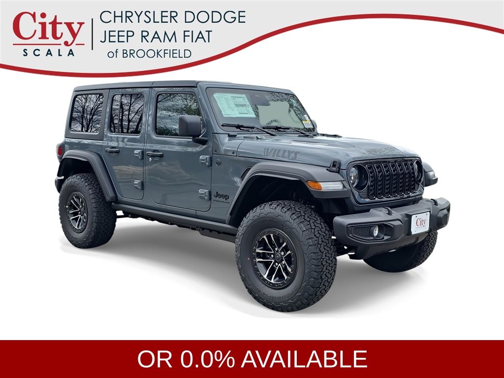Anvil Clear Coat 2026 Jeep Wrangler SUV / Crossover Four-Wheel Drive 8-Speed Automatic