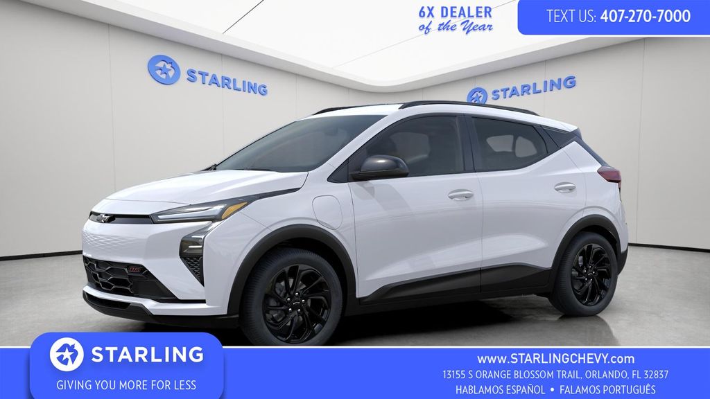 Summit White 2027 Chevrolet Bolt SUV / Crossover Front-Wheel Drive 1-Speed Automatic
