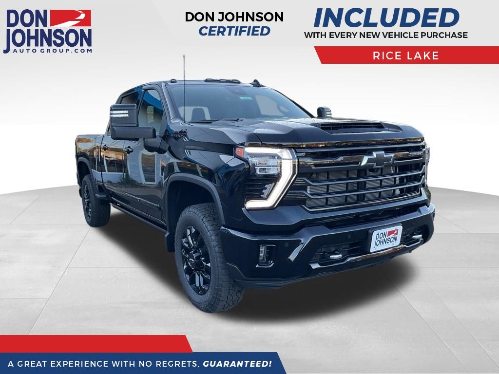 Black 2026 Chevrolet Silverado 2500HD High Country Crew Cab 4WD Pickup Truck Four-Wheel Drive Automatic