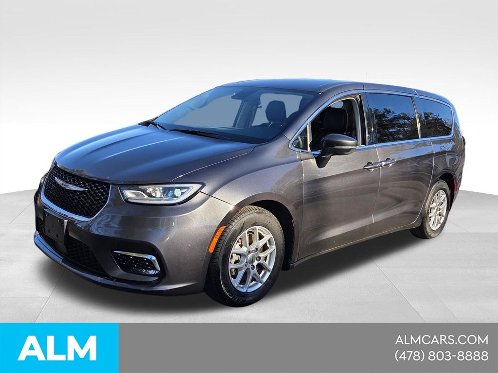 Gray (Granite Crystal Metallic Clearcoat) 2023 Chrysler Pacifica Touring L FWD Minivan Front-Wheel Drive 9-Speed Automatic