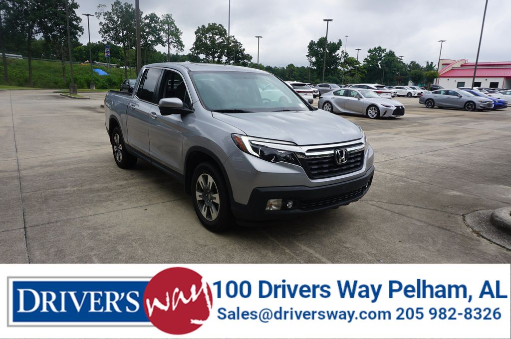 Lunar Silver Metallic 2019 Honda Ridgeline Pickup Truck All-Wheel Drive Automatic