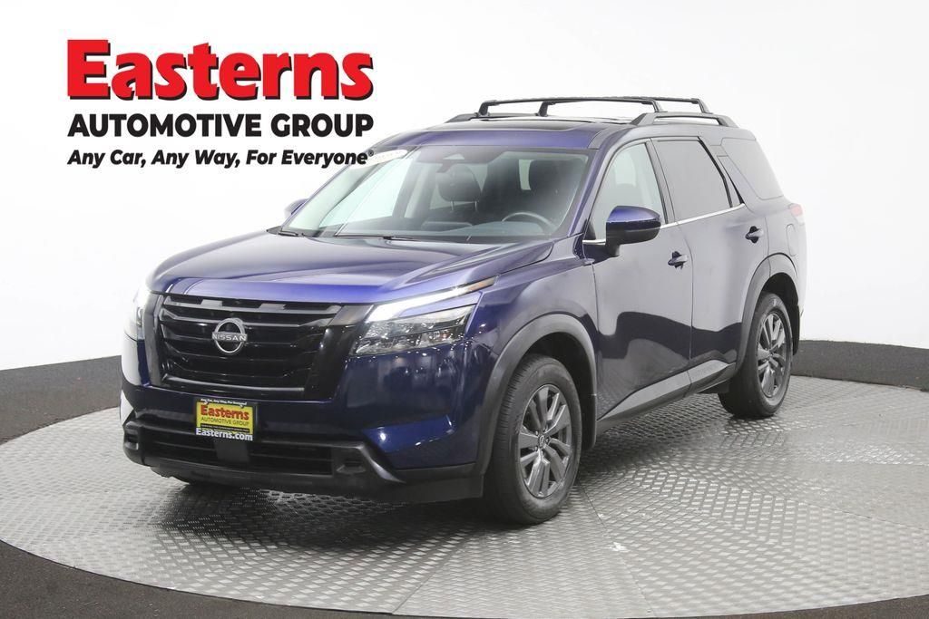 Deep Ocean Blue Pearl 2023 Nissan Pathfinder SUV / Crossover All-Wheel Drive 9-Speed Automatic