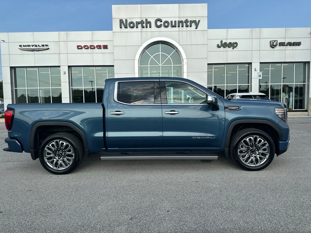 Blue 2025 GMC Sierra 1500 Pickup Truck Four-Wheel Drive Automatic
