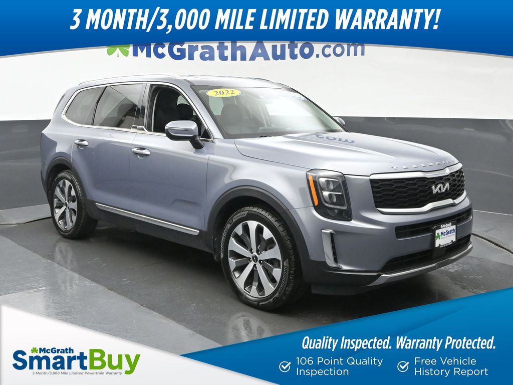 Everlasting Silver 2022 Kia Telluride SUV / Crossover All-Wheel Drive 8-Speed Automatic