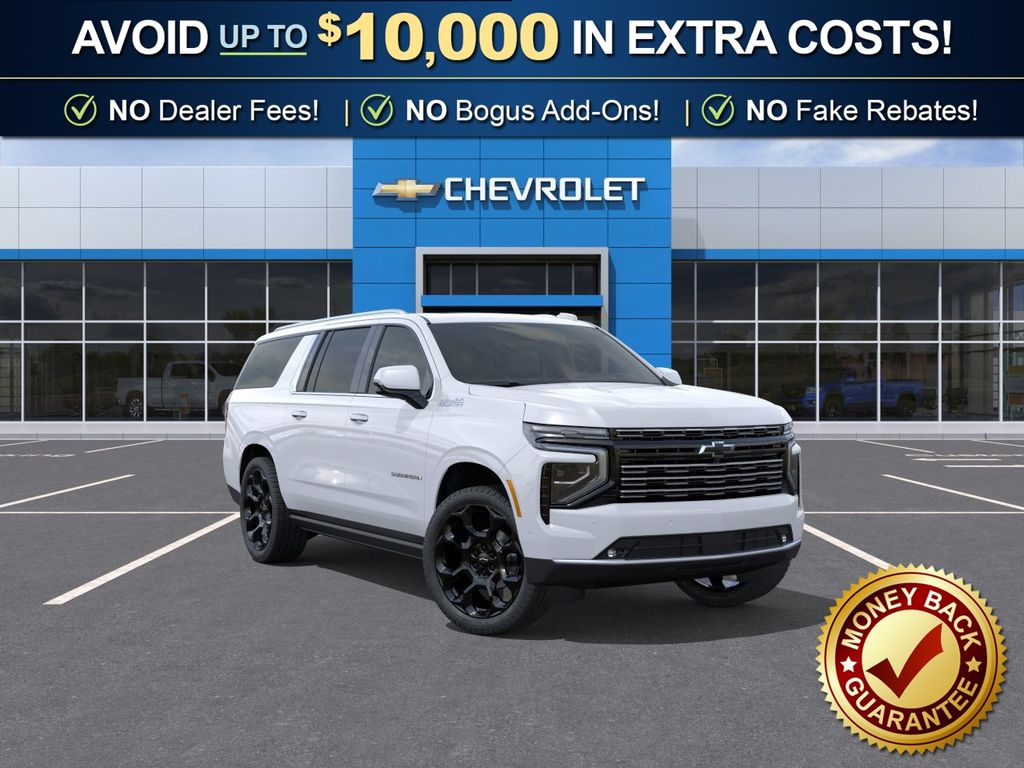 Polar White Tricoat 2026 Chevrolet Suburban SUV / Crossover Four-Wheel Drive 