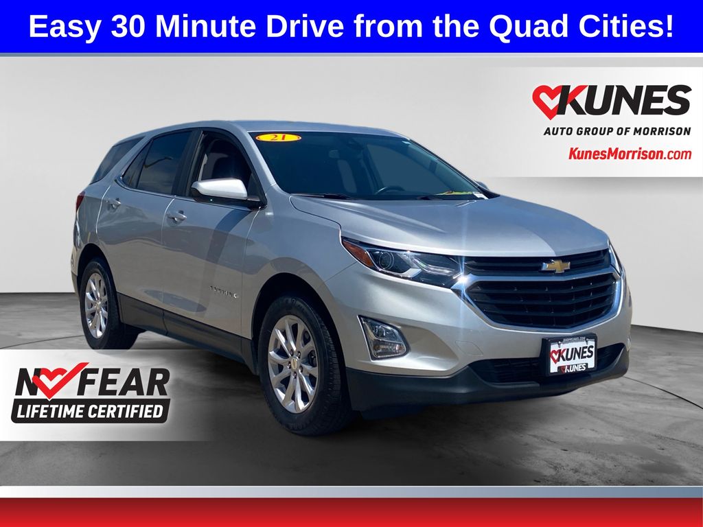 Silver Ice Metallic 2021 Chevrolet Equinox SUV / Crossover Front-Wheel Drive 6-Speed Automatic Overdrive