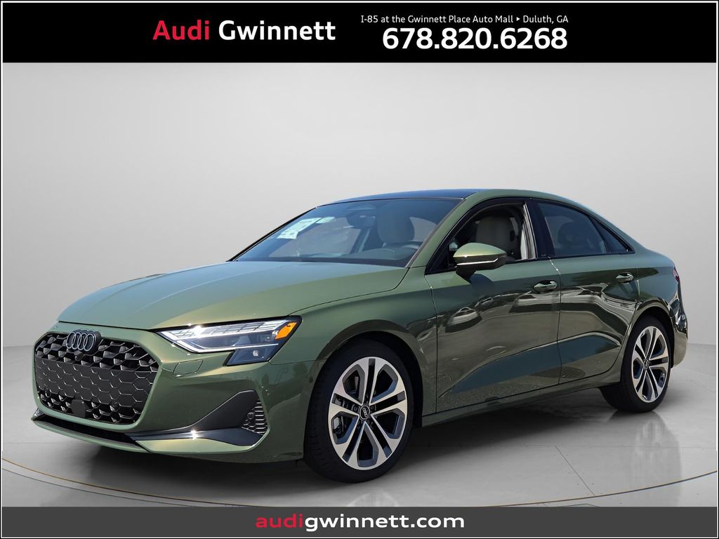 District Green Metallic 2026 Audi A3 Sedan All-Wheel Drive 7-Speed Automatic