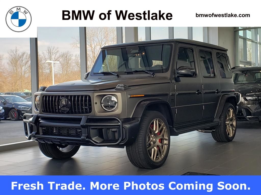 Gray (MANUFAKTUR Monza Grey) 2025 Mercedes-Benz G-Class AMG G 63 4MATIC SUV / Crossover All-Wheel Drive 9-Speed Automatic
