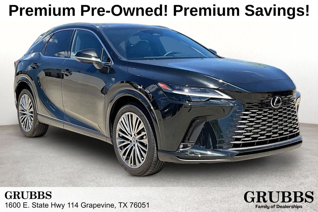 Black (Caviar) 2025 Lexus RX Hybrid 450h+ Luxury AWD SUV / Crossover All-Wheel Drive Continuously Variable Transmission