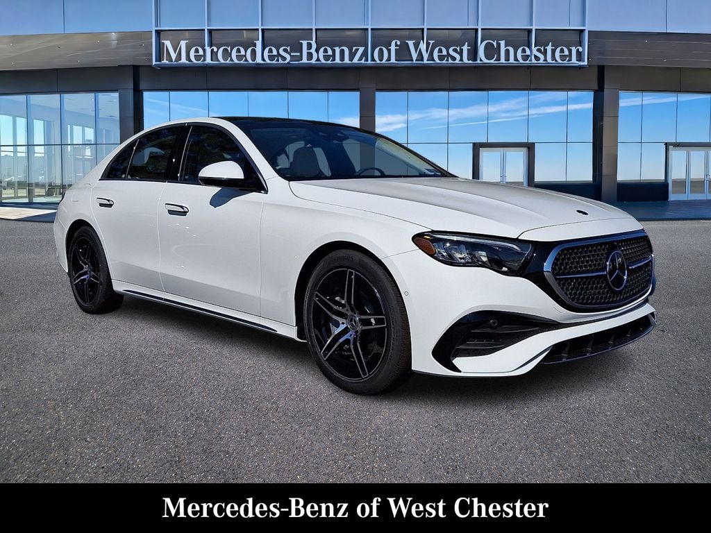 Polar White 2026 Mercedes-Benz E-Class E 450 4MATIC Sedan All-Wheel Drive 9-Speed Automatic
