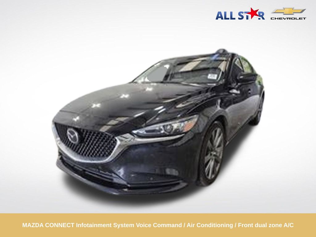 Jet Black Mica 2021 Mazda MAZDA6 Sedan Front-Wheel Drive 6-Speed Automatic