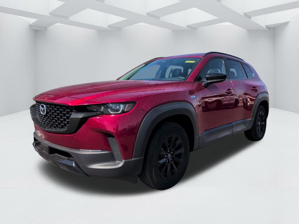 Soul Red Crystal Metallic 2025 Mazda CX-50 Hybrid Premium AWD SUV / Crossover All-Wheel Drive Continuously Variable Transmission