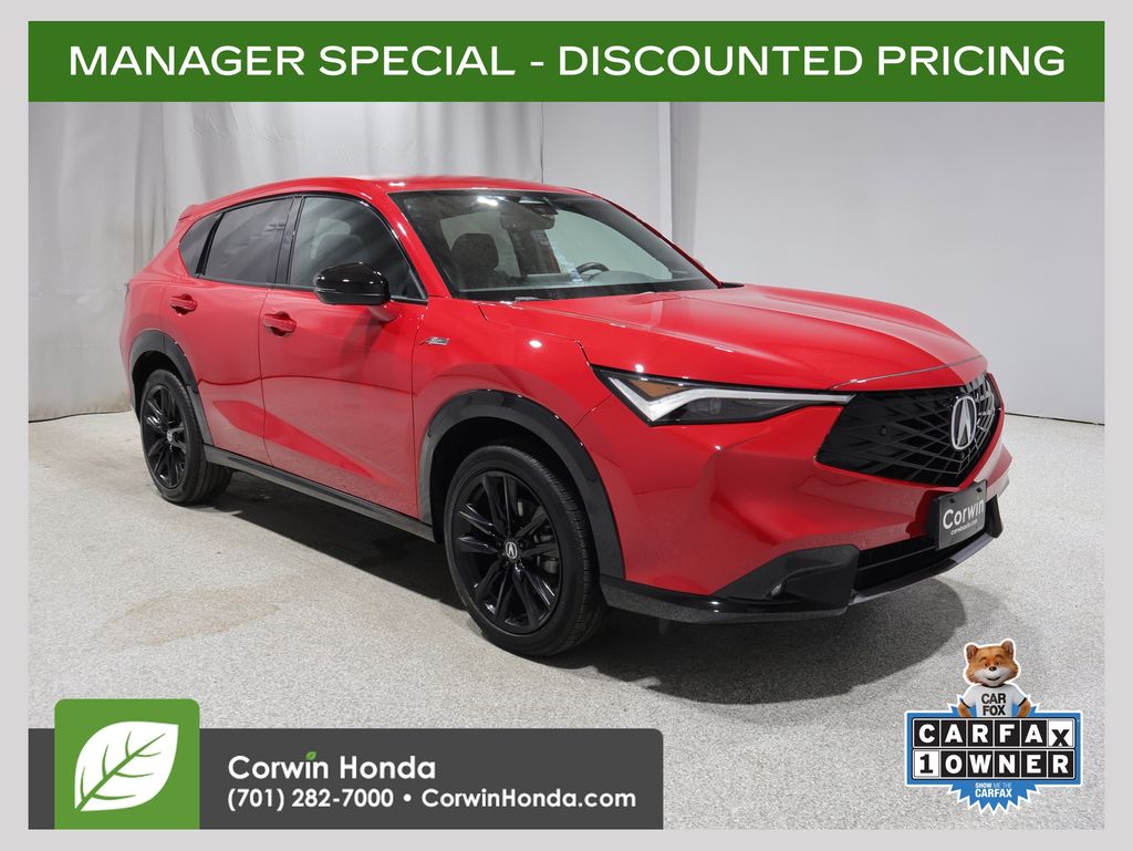 Milano Red 2025 Acura ADX SUV / Crossover All-Wheel Drive Continuously Variable Transmission