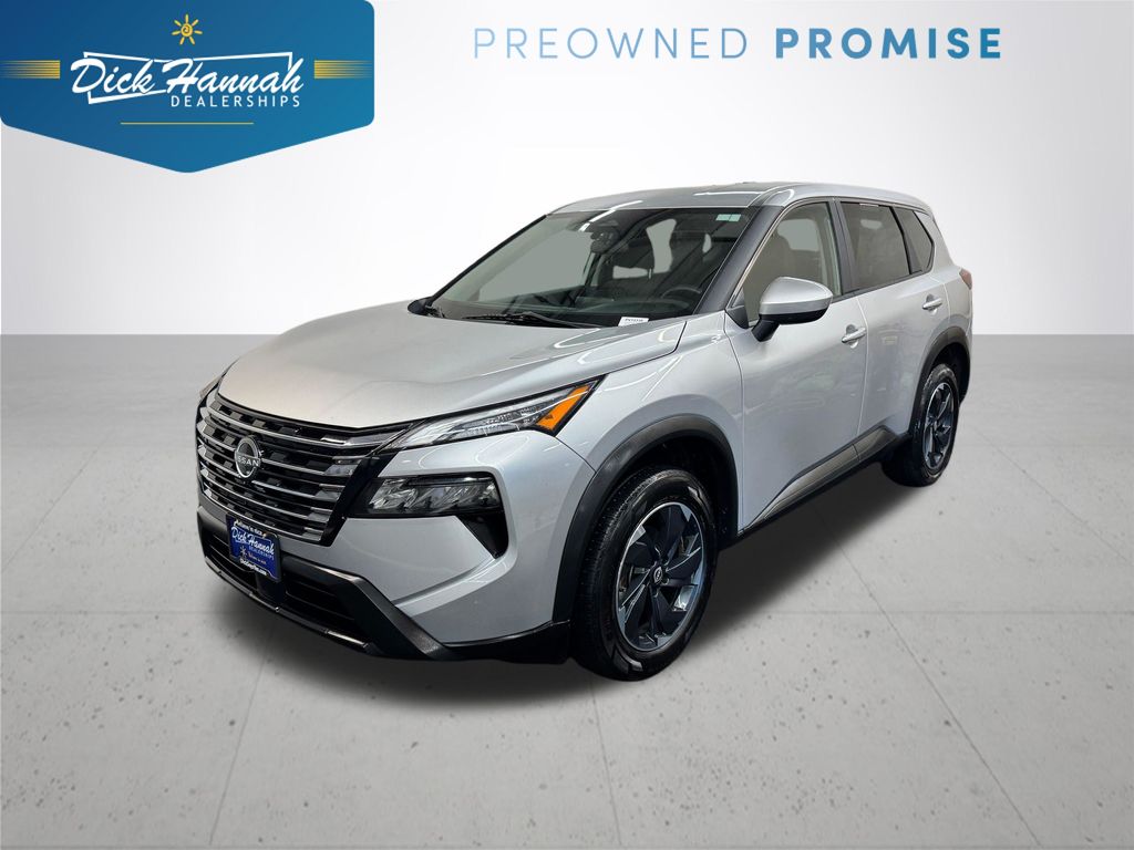 Brilliant Silver Metallic 2024 Nissan Rogue SUV / Crossover All-Wheel Drive Continuously Variable Transmission