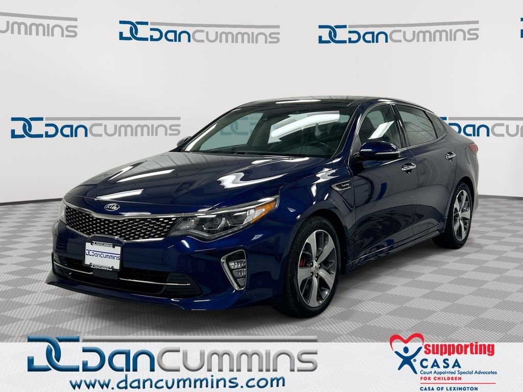 Horizon Blue 2018 Kia Optima SX Turbo Sedan Front-Wheel Drive 6-Speed Automatic