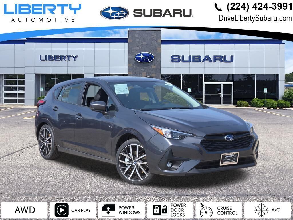 Magnetic Gray 2026 Subaru Impreza Sport AWD Wagon All-Wheel Drive Continuously Variable Transmission