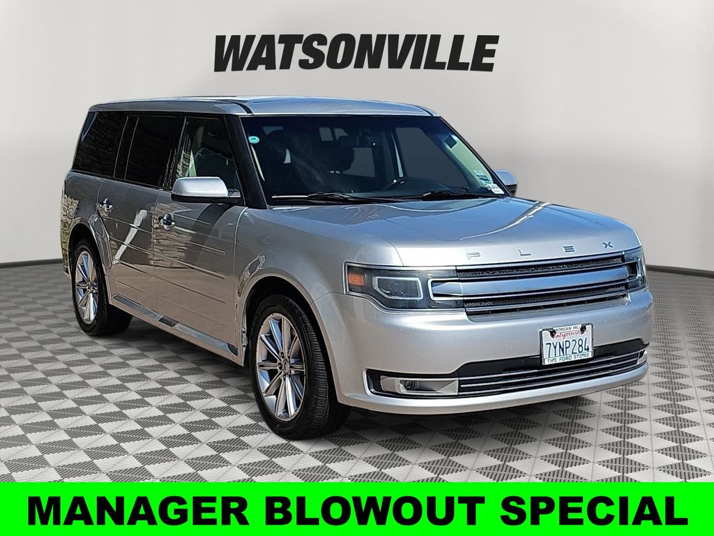 Ingot Silver Metallic 2016 Ford Flex Limited SUV / Crossover Front-Wheel Drive 6-Speed Automatic