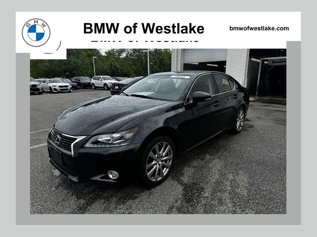 Black (Obsidian) 2013 Lexus GS 350 AWD Sedan All-Wheel Drive 6-Speed Automatic