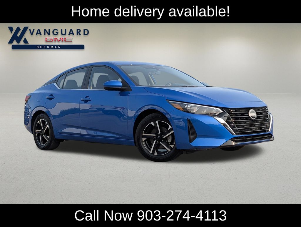 Electric Blue Metallic 2025 Nissan Sentra Sedan Front-Wheel Drive Continuously Variable Transmission