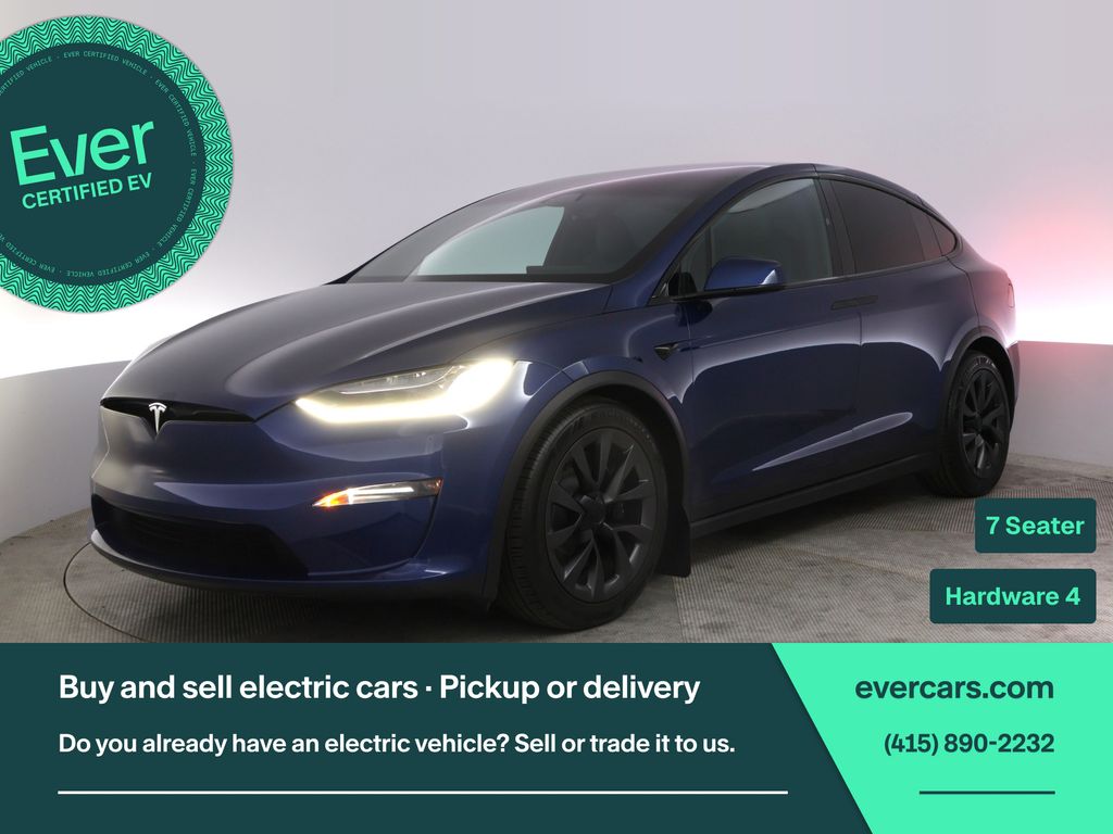 Blue 2023 Tesla Model X Sedan All-Wheel Drive 1-Speed Automatic