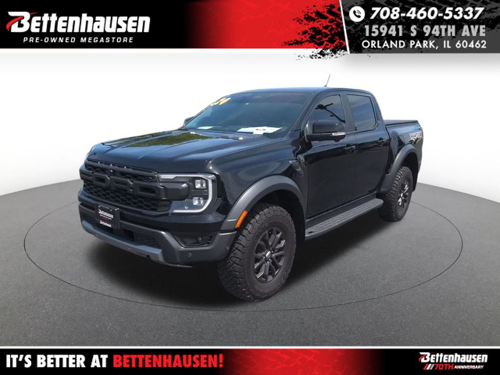 Shadow Black 2024 Ford Ranger Pickup Truck Four-Wheel Drive Automatic