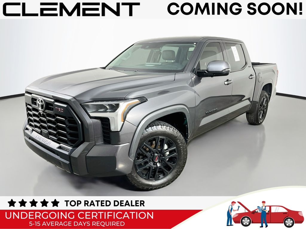 Magnetic Gray Metallic 2023 Toyota Tundra Pickup Truck Four-Wheel Drive Automatic