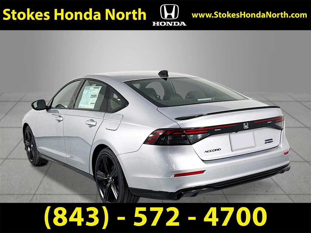 2026 Honda Accord Hybrid Sport-L Silver at Stokes Honda North