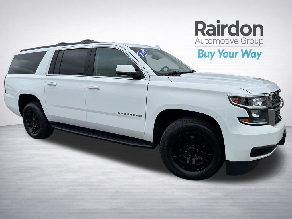 Summit White 2019 Chevrolet Suburban SUV / Crossover Four-Wheel Drive 6-Speed Automatic Overdrive