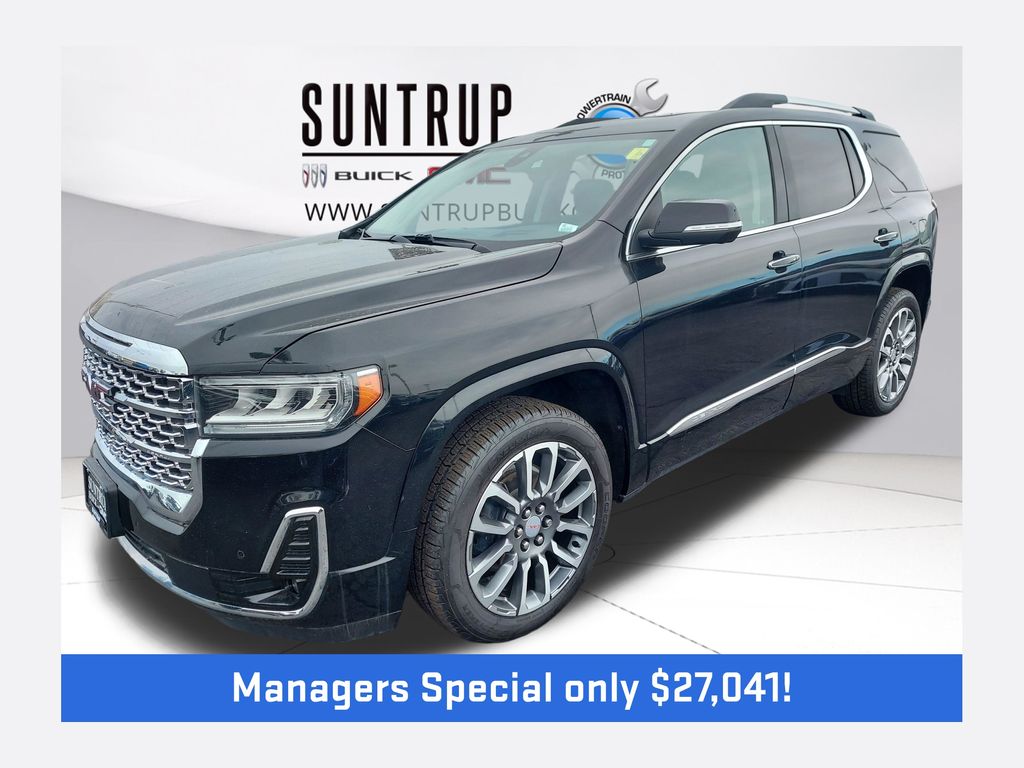 Black (Ebony Twilight Metallic) 2021 GMC Acadia Denali AWD SUV / Crossover Four-Wheel Drive 9-Speed Automatic