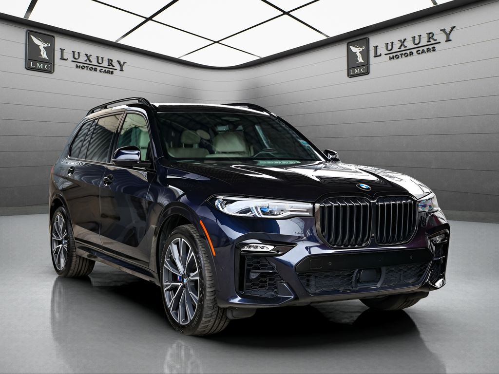 Carbon Black Metallic 2022 BMW X7 M50i AWD SUV / Crossover All-Wheel Drive 8-Speed Automatic