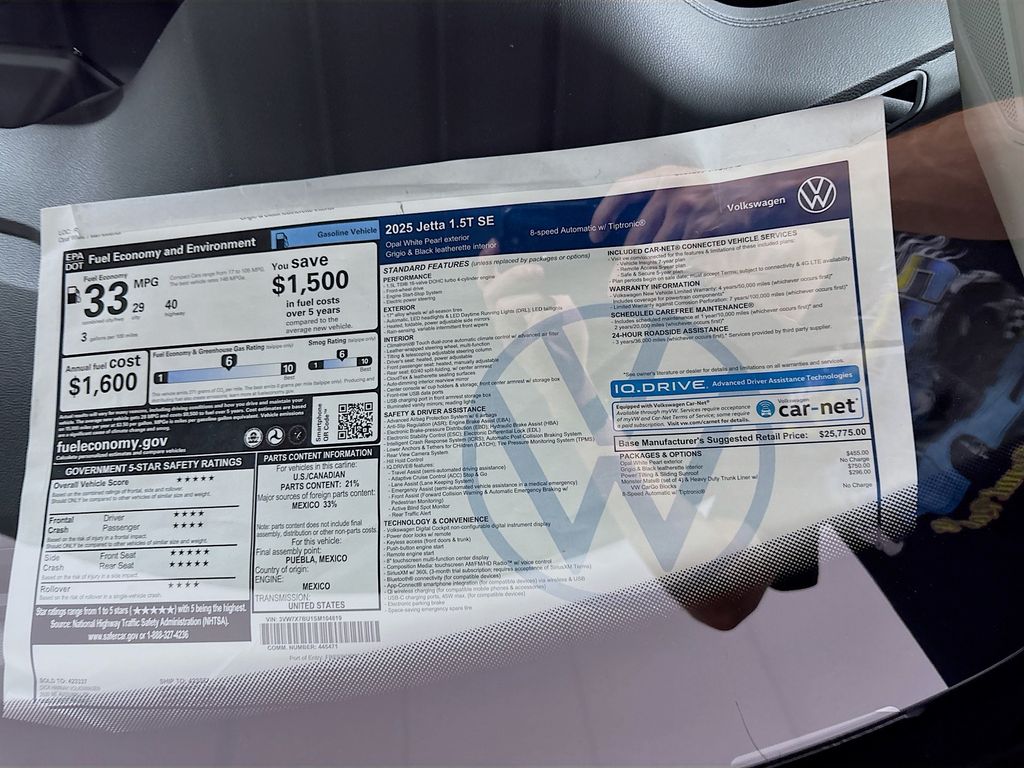 2025 Volkswagen Jetta 1.5T SE