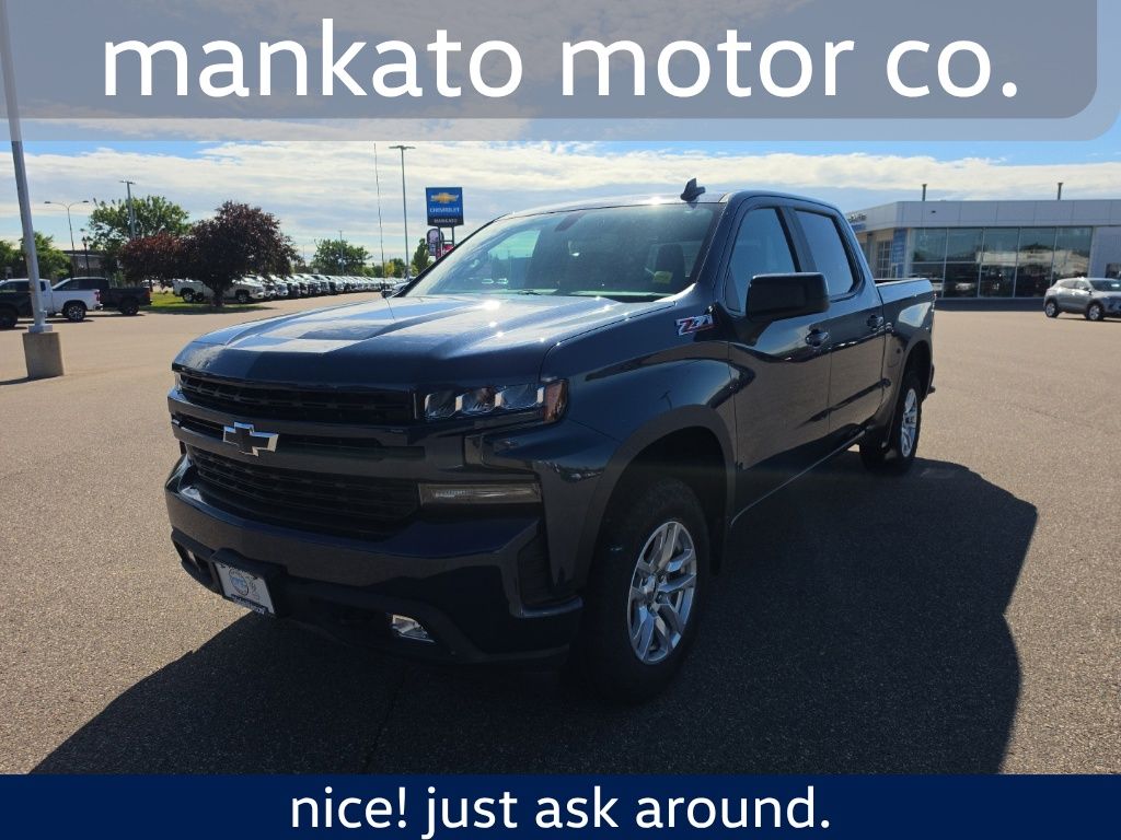 Northsky Blue Metallic 2019 Chevrolet Silverado 1500 Pickup Truck Four-Wheel Drive 8-Speed Automatic
