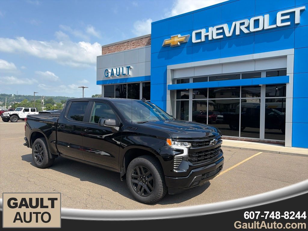Black 2026 Chevrolet Silverado 1500 Pickup Truck Four-Wheel Drive Automatic