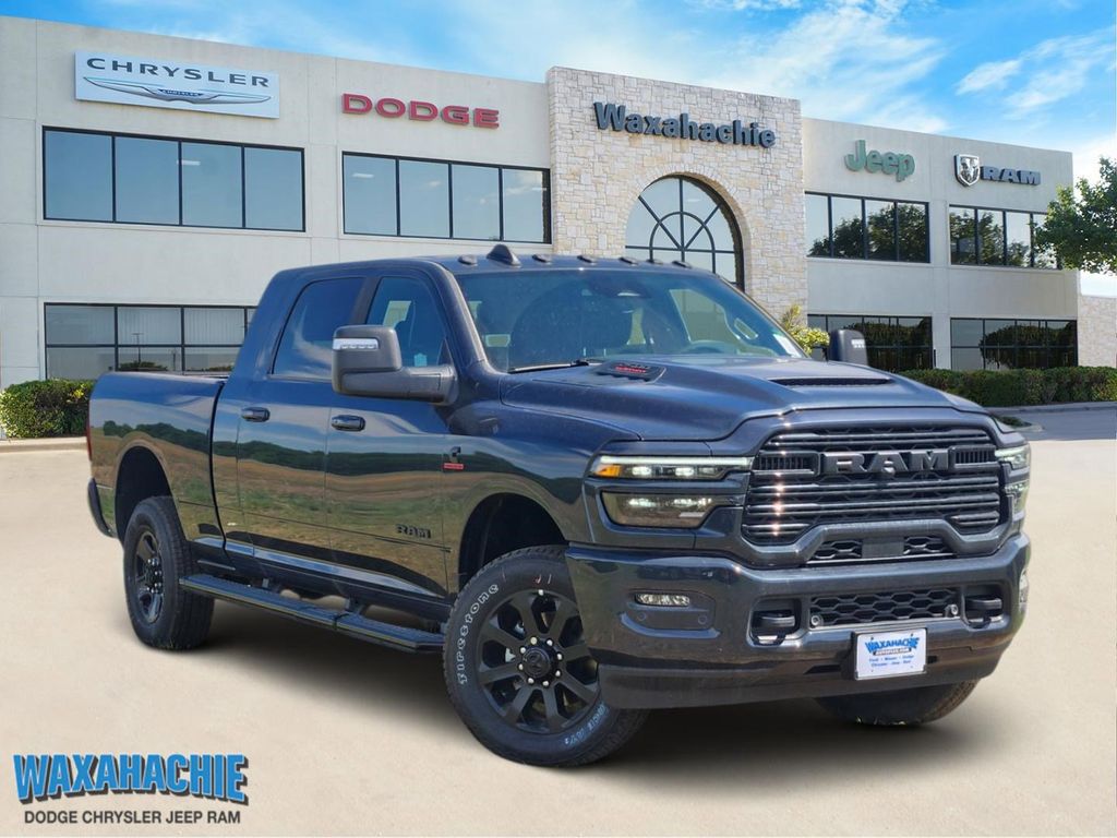 Forged Blue Metallic 2026 RAM 2500 Laramie Mega Cab 4WD Pickup Truck Four-Wheel Drive 8-Speed Automatic