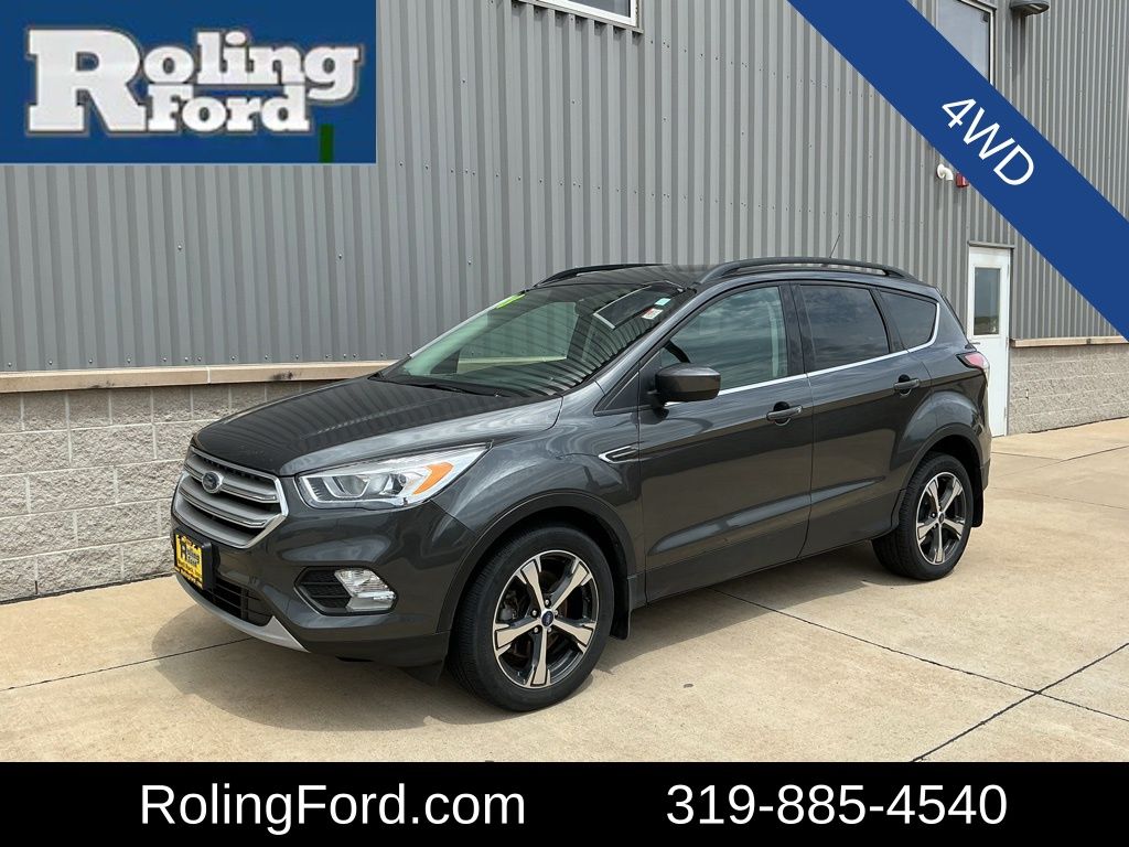 Gray (Magnetic Metallic) 2018 Ford Escape SEL AWD SUV / Crossover All-Wheel Drive 6-Speed Automatic