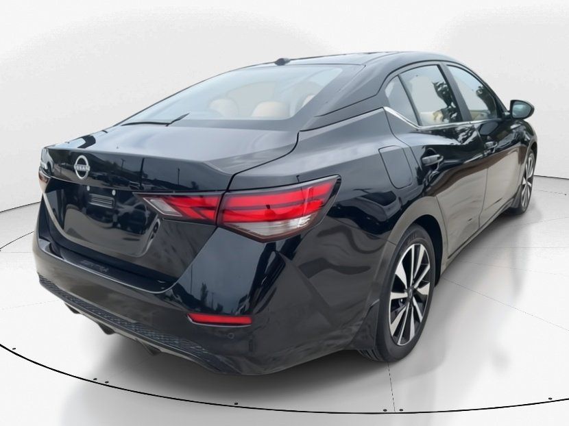 2025 Super Black Nissan Sentra SV FWD Sedan