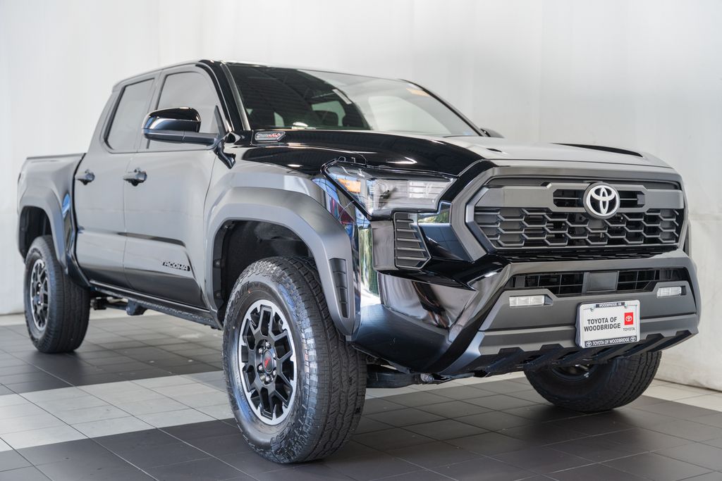 Black 2025 Toyota Tacoma Pickup Truck Four-Wheel Drive 8-Speed Automatic