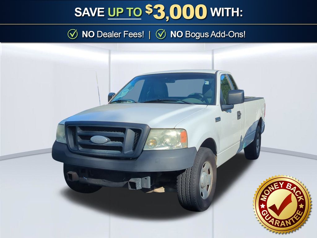 Oxford White Clearcoat 2007 Ford F-150 Pickup Truck Rear-Wheel Drive 4-Speed Automatic Overdrive