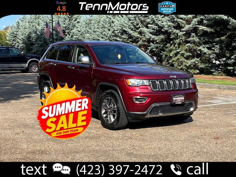 Velvet Red Pearlcoat 2017 Jeep Grand Cherokee SUV / Crossover Four-Wheel Drive 8-Speed Automatic