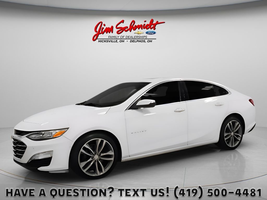 Summit White 2020 Chevrolet Malibu Sedan Front-Wheel Drive 9-Speed Automatic