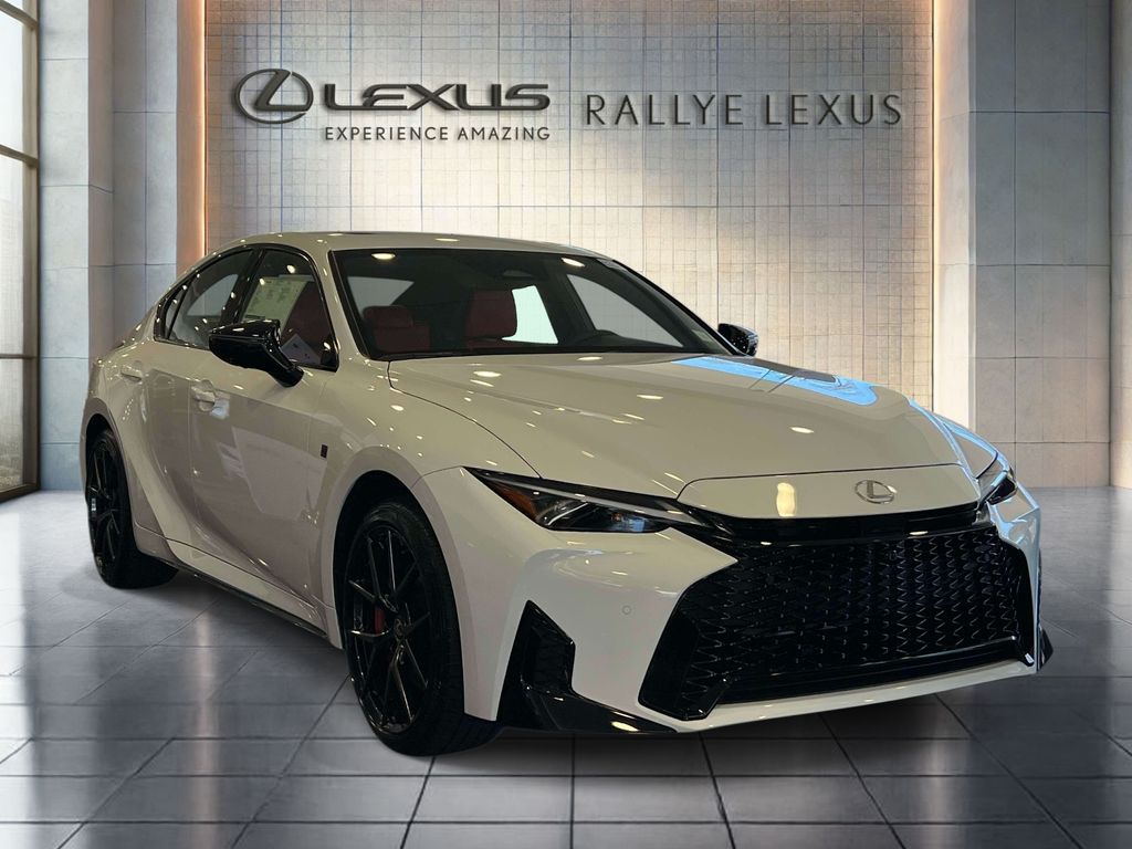 White 2026 Lexus IS 350 F Sport AWD Sedan All-Wheel Drive 6-Speed Automatic