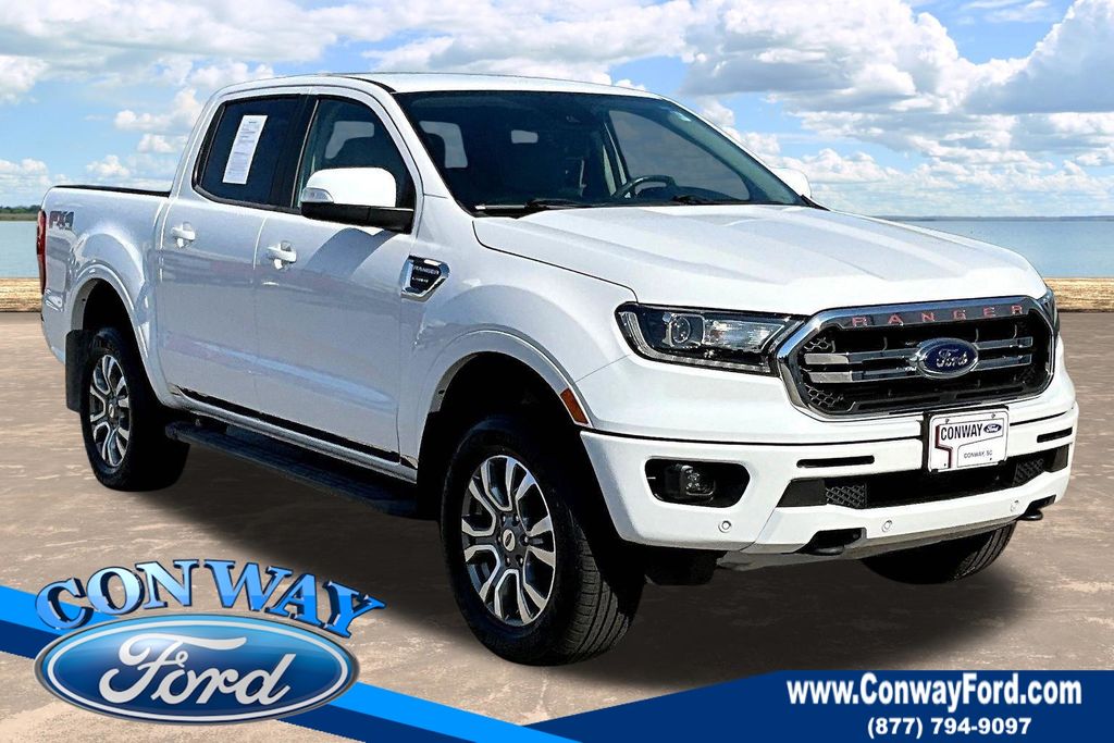 Oxford White 2021 Ford Ranger Pickup Truck Four-Wheel Drive Automatic