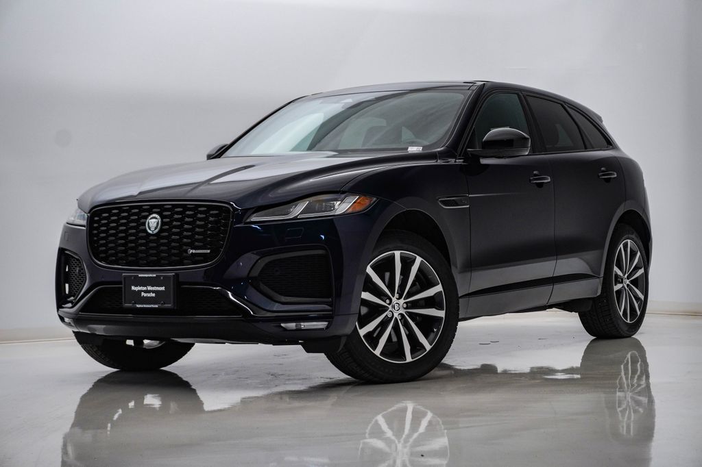 Portofino Blue Metallic 2024 Jaguar F-PACE SUV / Crossover All-Wheel Drive 8-Speed Automatic