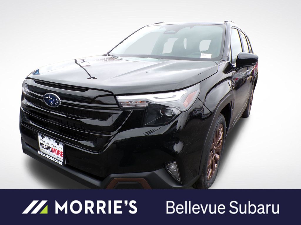 Crystal Black Silica 2026 Subaru Forester Sport Crossover AWD SUV / Crossover All-Wheel Drive Continuously Variable Transmission