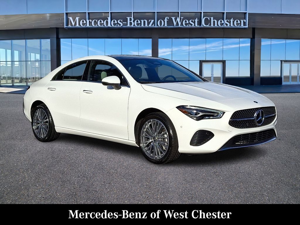 Polar White 2026 Mercedes-Benz CLA Coupe All-Wheel Drive 8-Speed Dual Clutch