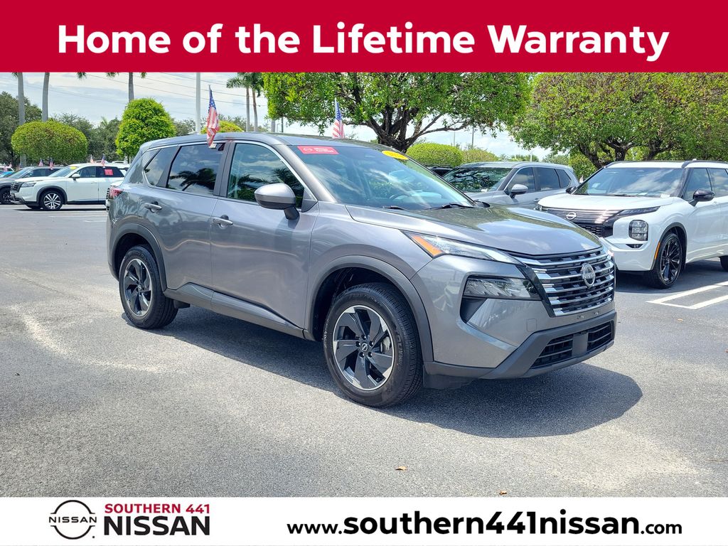 Gray (Gun Metallic) 2024 Nissan Rogue SUV / Crossover Front-Wheel Drive Continuously Variable Transmission